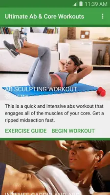 Ultimate Ab & Core Workouts android App screenshot 11