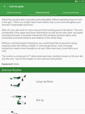 Ultimate Ab & Core Workouts android App screenshot 4